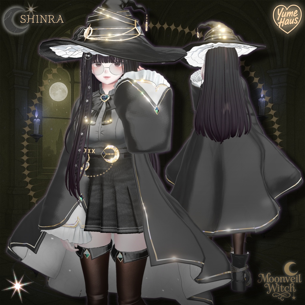 【19アバター対応】🧙♀️Moonveil_Witch🌙