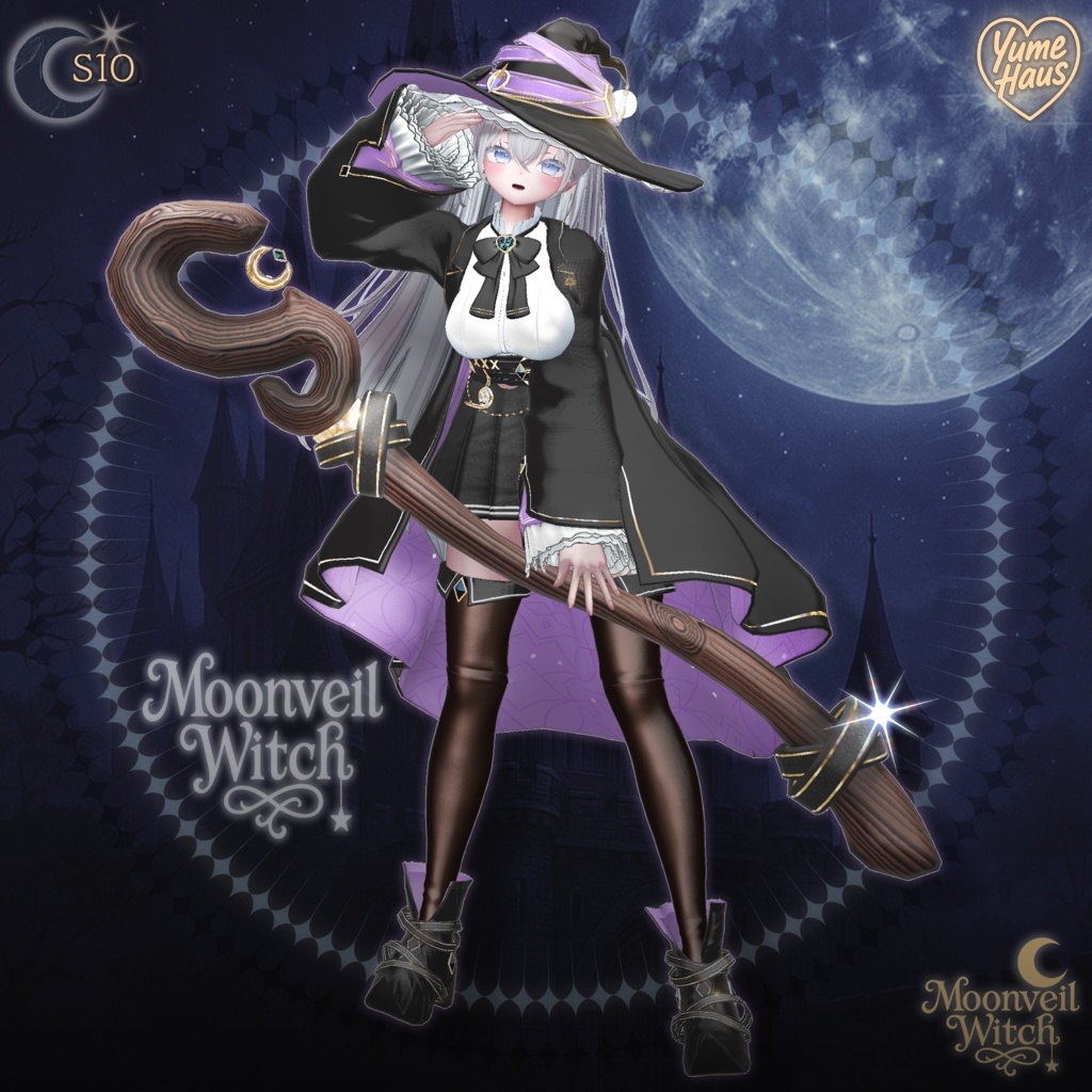 【19アバター対応】🧙♀️Moonveil_Witch🌙