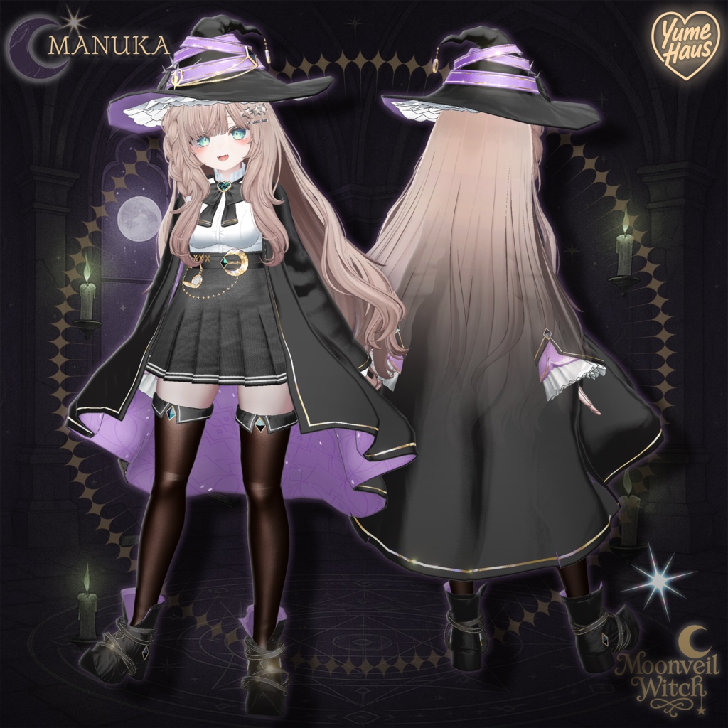 【19アバター対応】🧙♀️Moonveil_Witch🌙