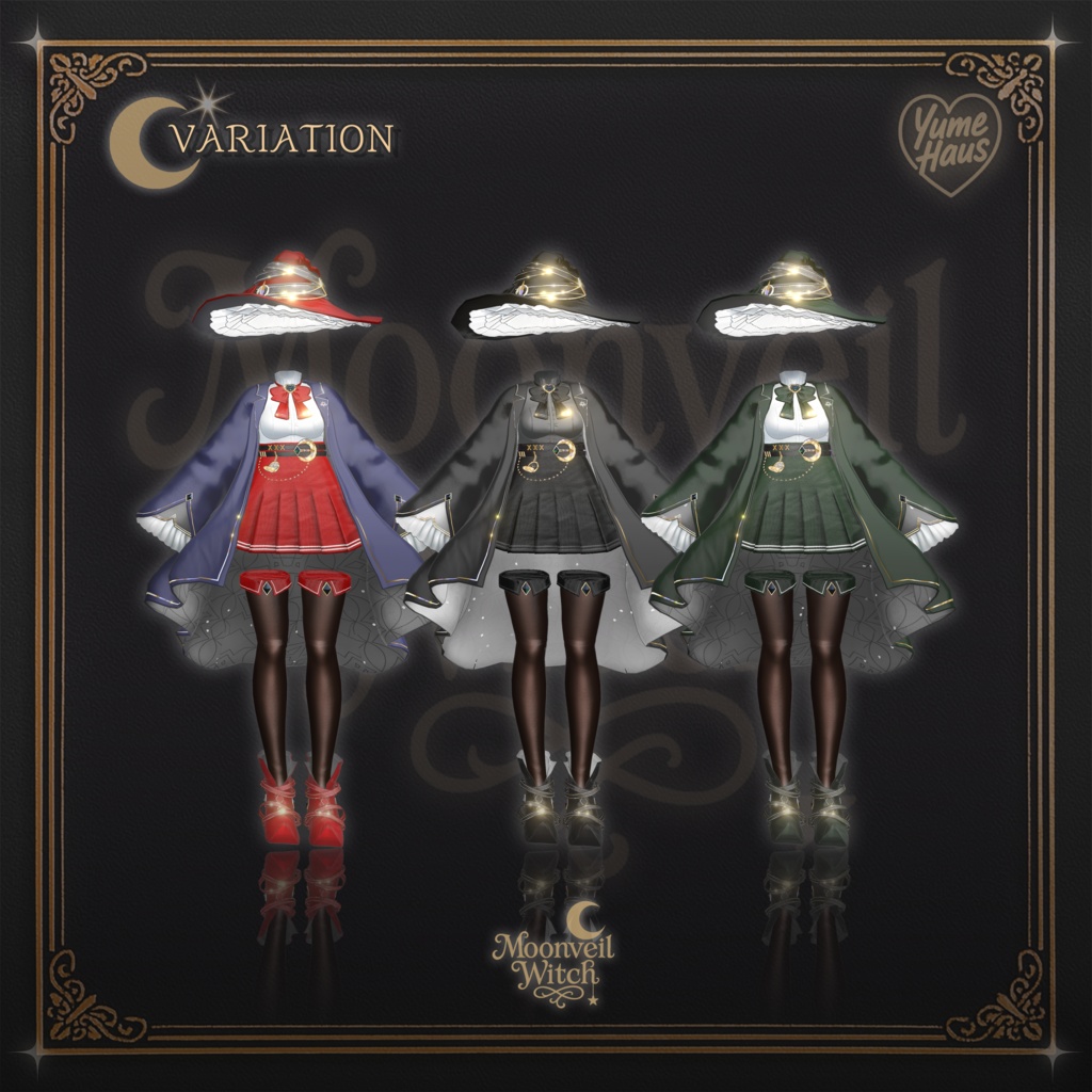 【19アバター対応】🧙♀️Moonveil_Witch🌙