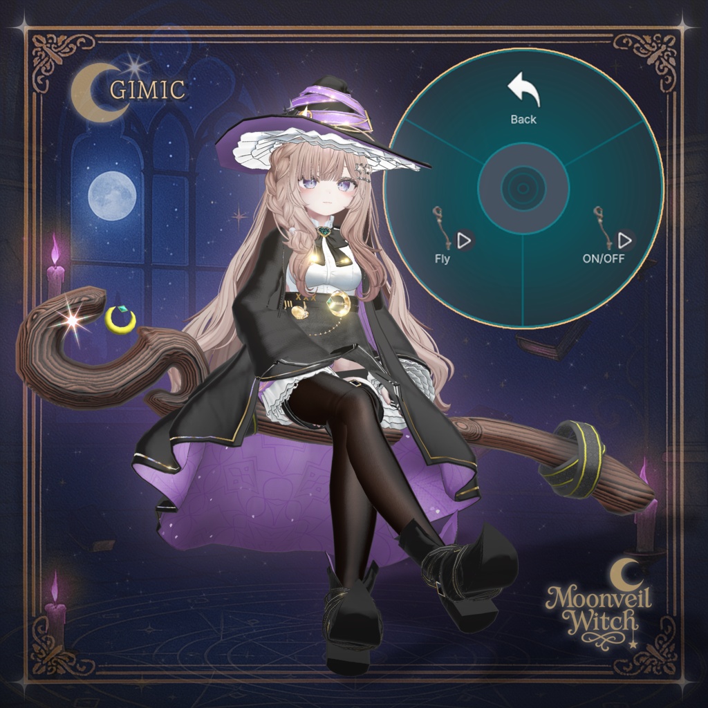 【19アバター対応】🧙♀️Moonveil_Witch🌙