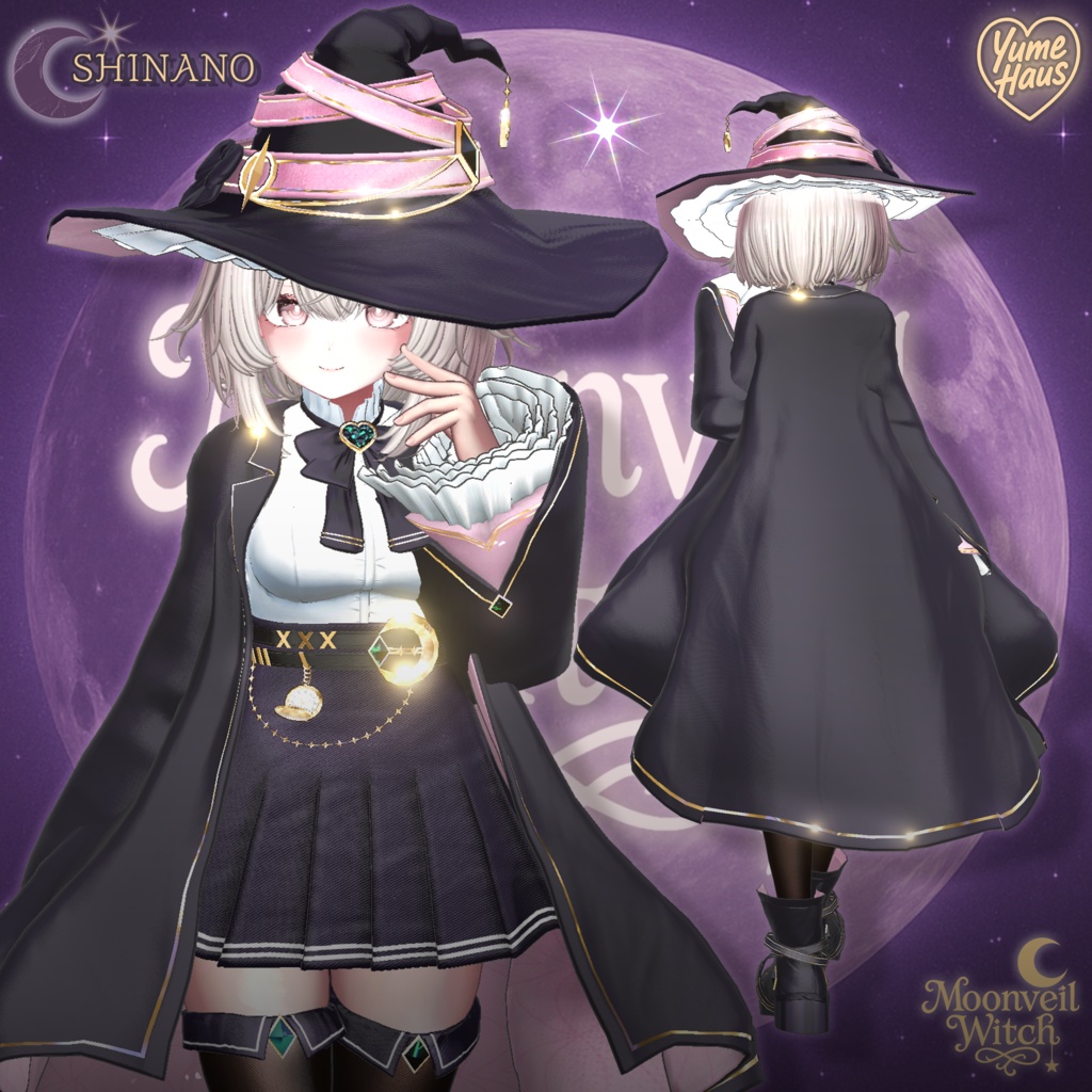【19アバター対応】🧙♀️Moonveil_Witch🌙