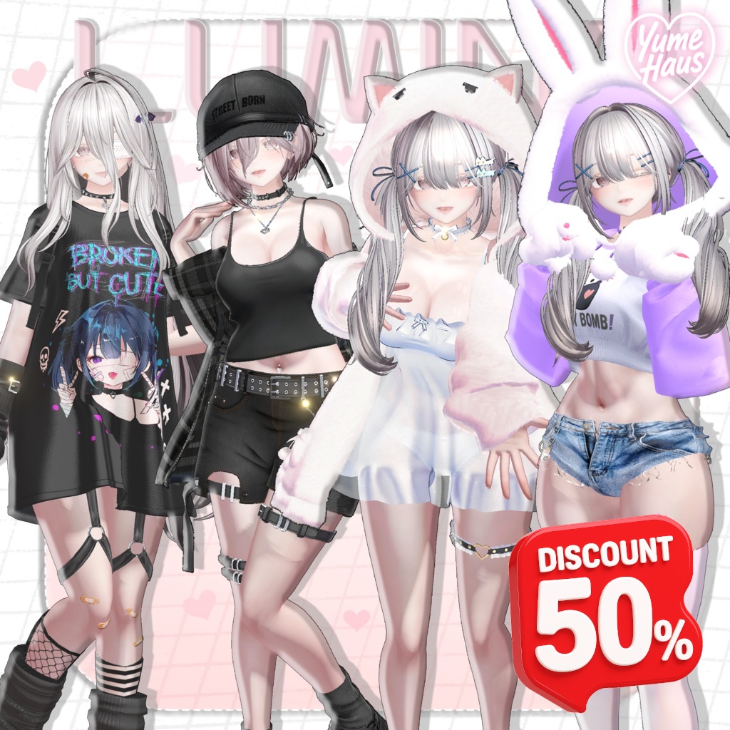 🎁「Lumina-ルミナ」🎁【4 CLOTHING PACK】 Collection