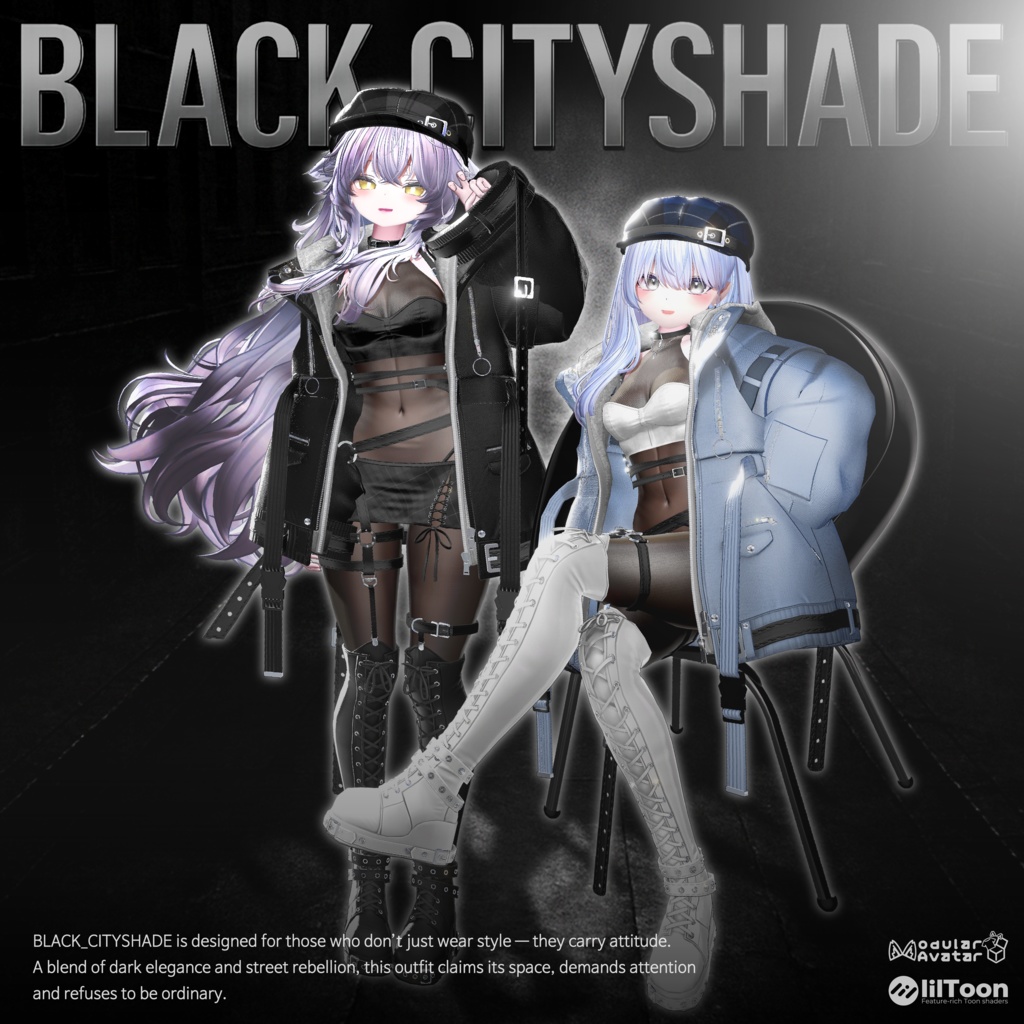 ✨OPEN SALE✨【18アバター対応】🖤Blackout_Cityshade🖤