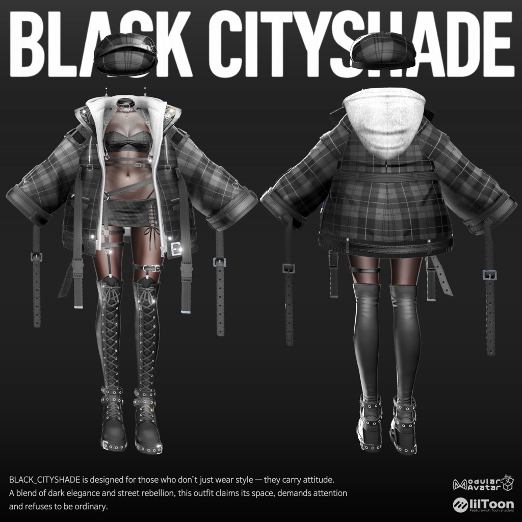 ✨OPEN SALE✨【18アバター対応】🖤Blackout_Cityshade🖤