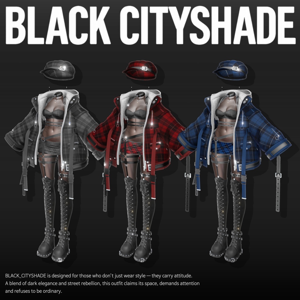 ✨OPEN SALE✨【18アバター対応】🖤Blackout_Cityshade🖤