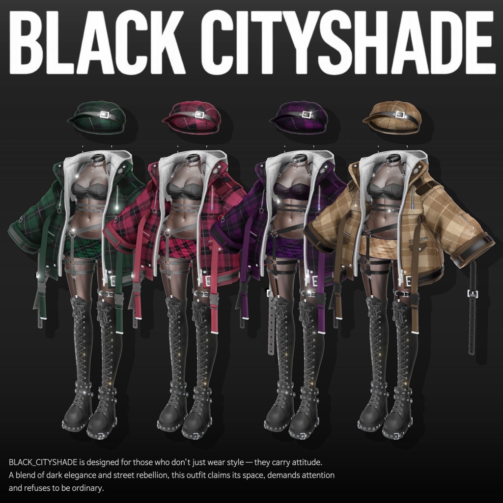 ✨OPEN SALE✨【18アバター対応】🖤Blackout_Cityshade🖤