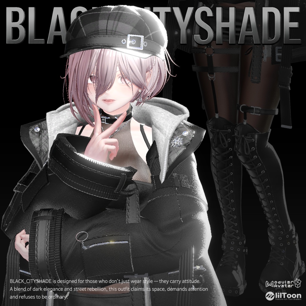✨OPEN SALE✨【18アバター対応】🖤Blackout_Cityshade🖤