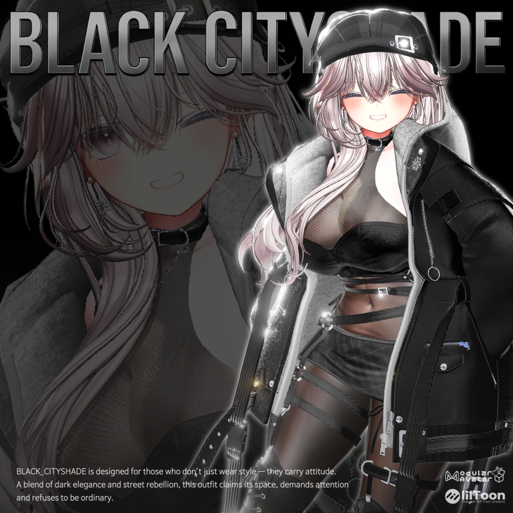 ✨OPEN SALE✨【18アバター対応】🖤Blackout_Cityshade🖤