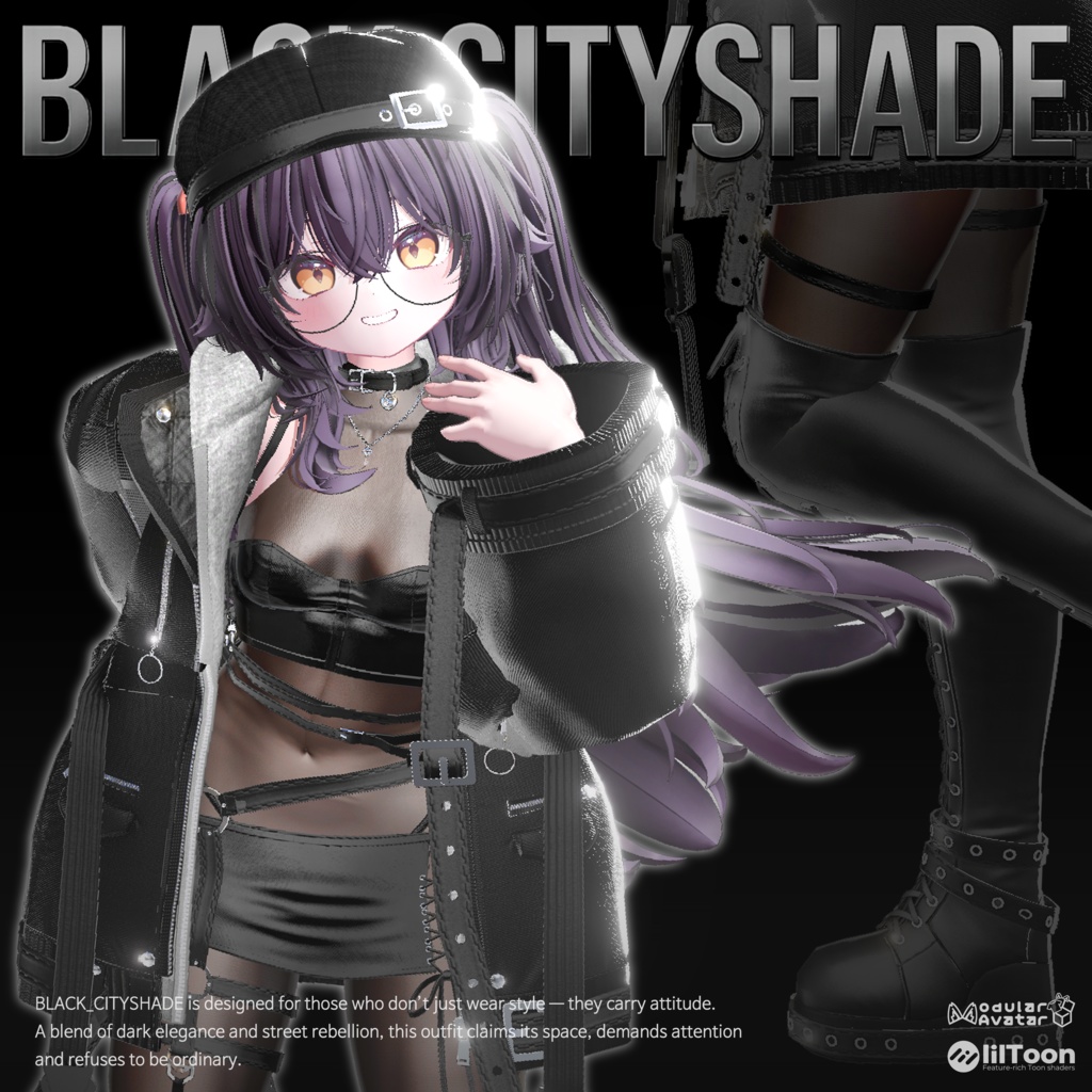 ✨OPEN SALE✨【18アバター対応】🖤Blackout_Cityshade🖤