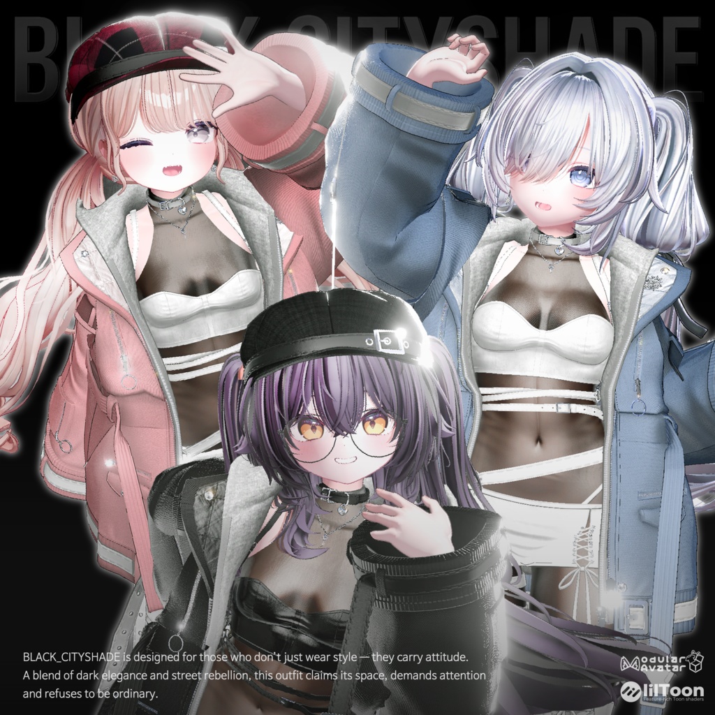 ✨OPEN SALE✨【18アバター対応】🖤Blackout_Cityshade🖤