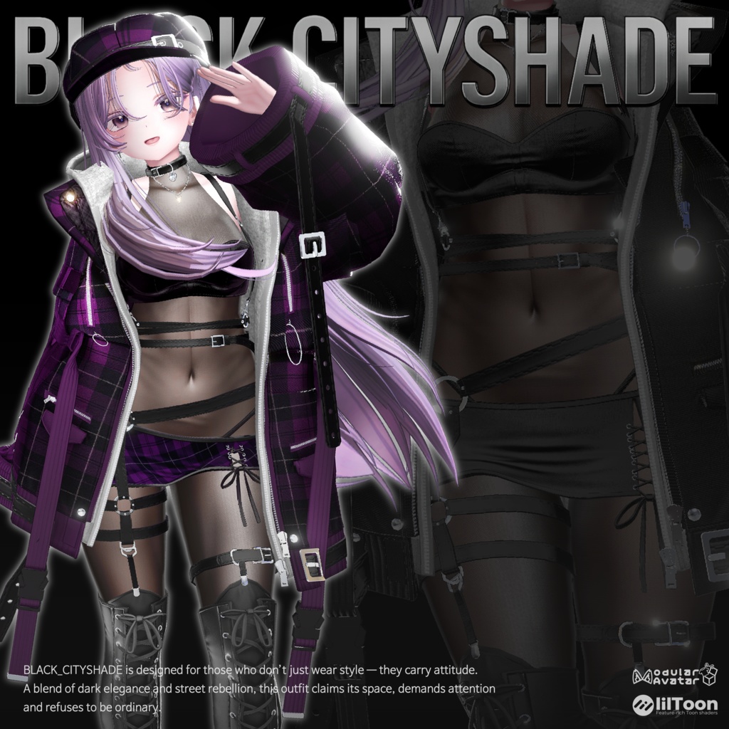 ✨OPEN SALE✨【18アバター対応】🖤Blackout_Cityshade🖤