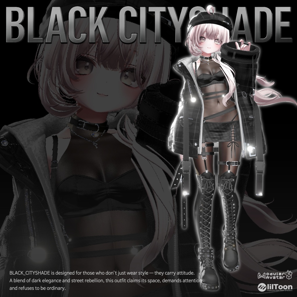 ✨OPEN SALE✨【18アバター対応】🖤Blackout_Cityshade🖤
