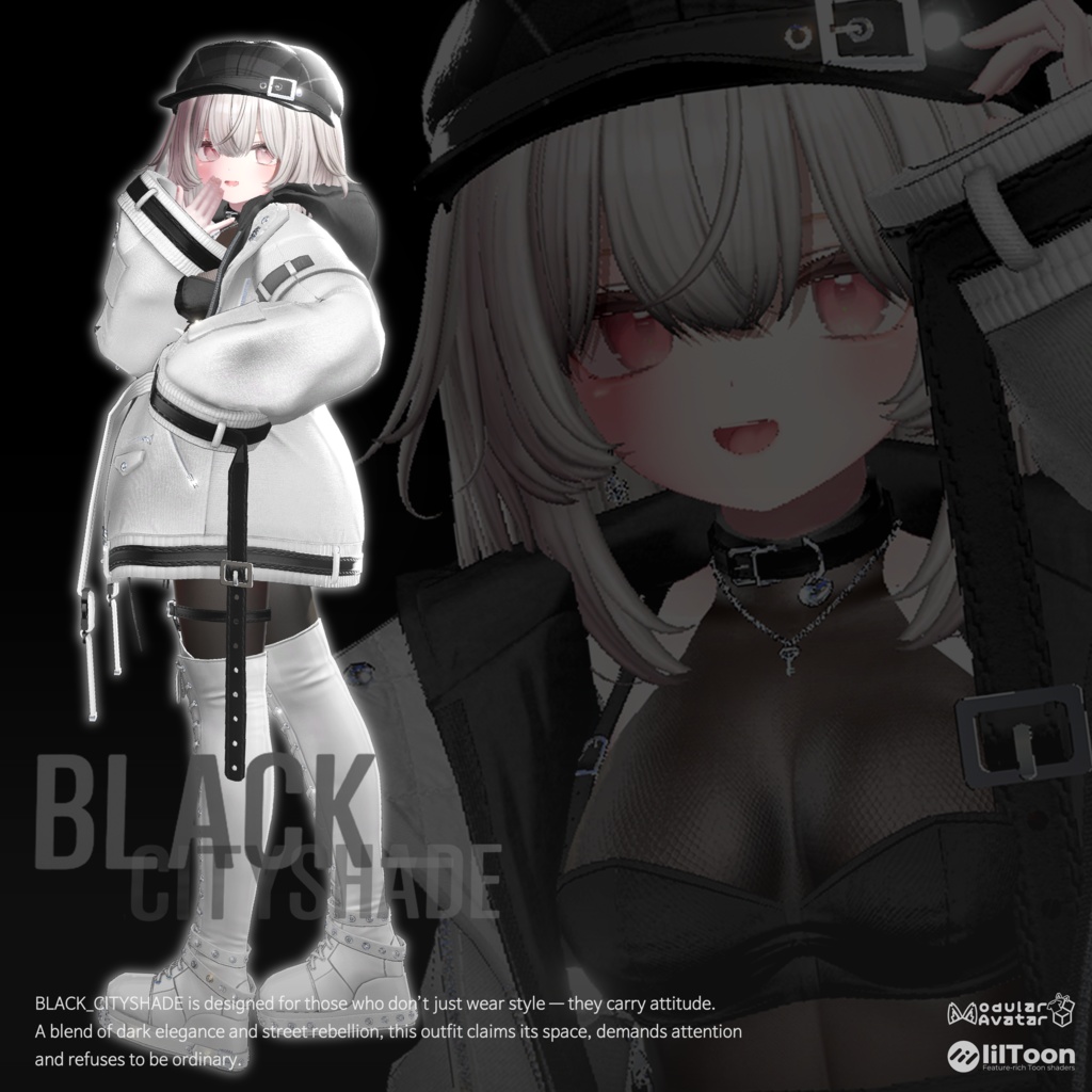 ✨OPEN SALE✨【18アバター対応】🖤Blackout_Cityshade🖤