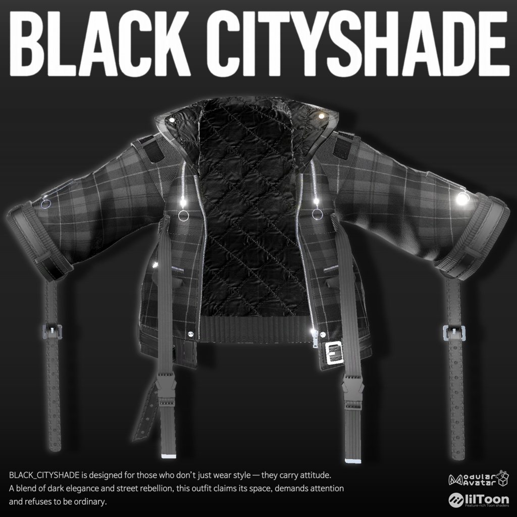✨OPEN SALE✨【18アバター対応】🖤Blackout_Cityshade🖤