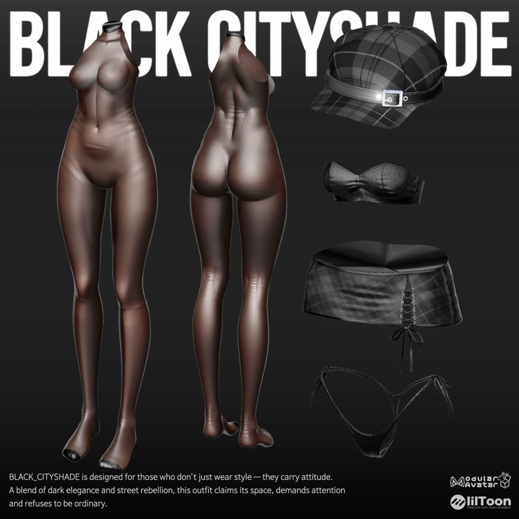 ✨OPEN SALE✨【18アバター対応】🖤Blackout_Cityshade🖤