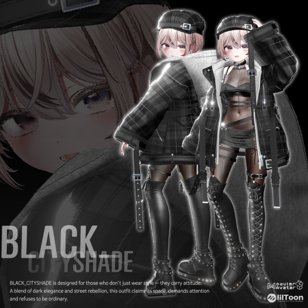 ✨OPEN SALE✨【18アバター対応】🖤Blackout_Cityshade🖤