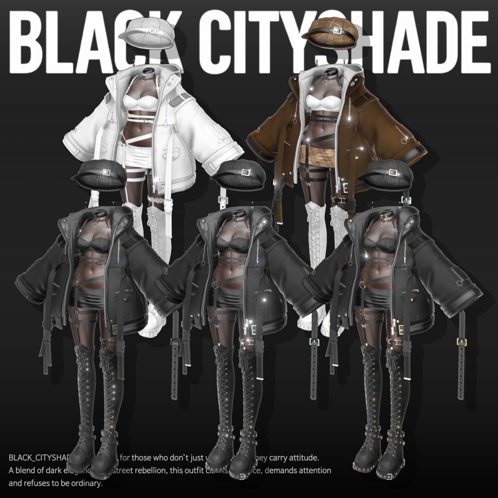 ✨OPEN SALE✨【18アバター対応】🖤Blackout_Cityshade🖤
