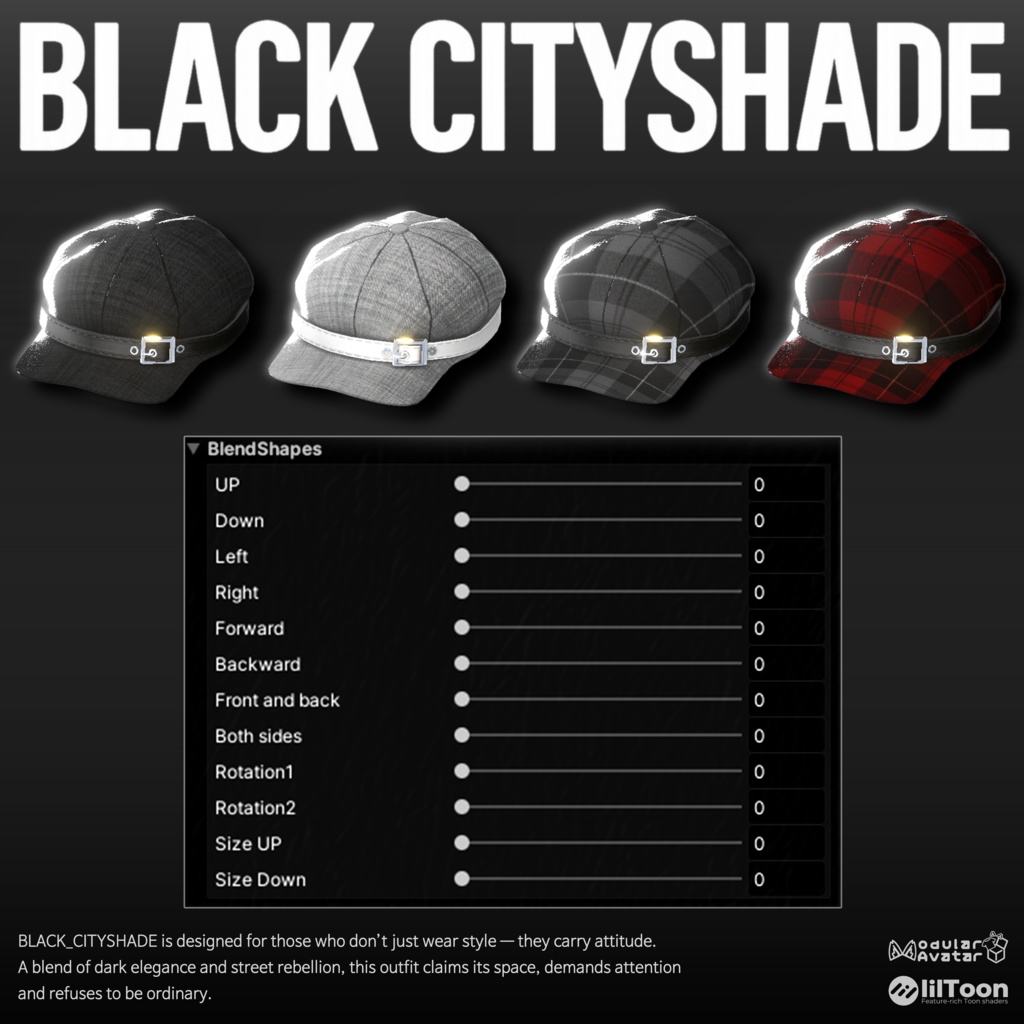 ✨OPEN SALE✨【18アバター対応】🖤Blackout_Cityshade🖤