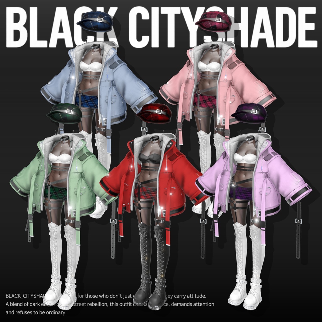 ✨OPEN SALE✨【18アバター対応】🖤Blackout_Cityshade🖤