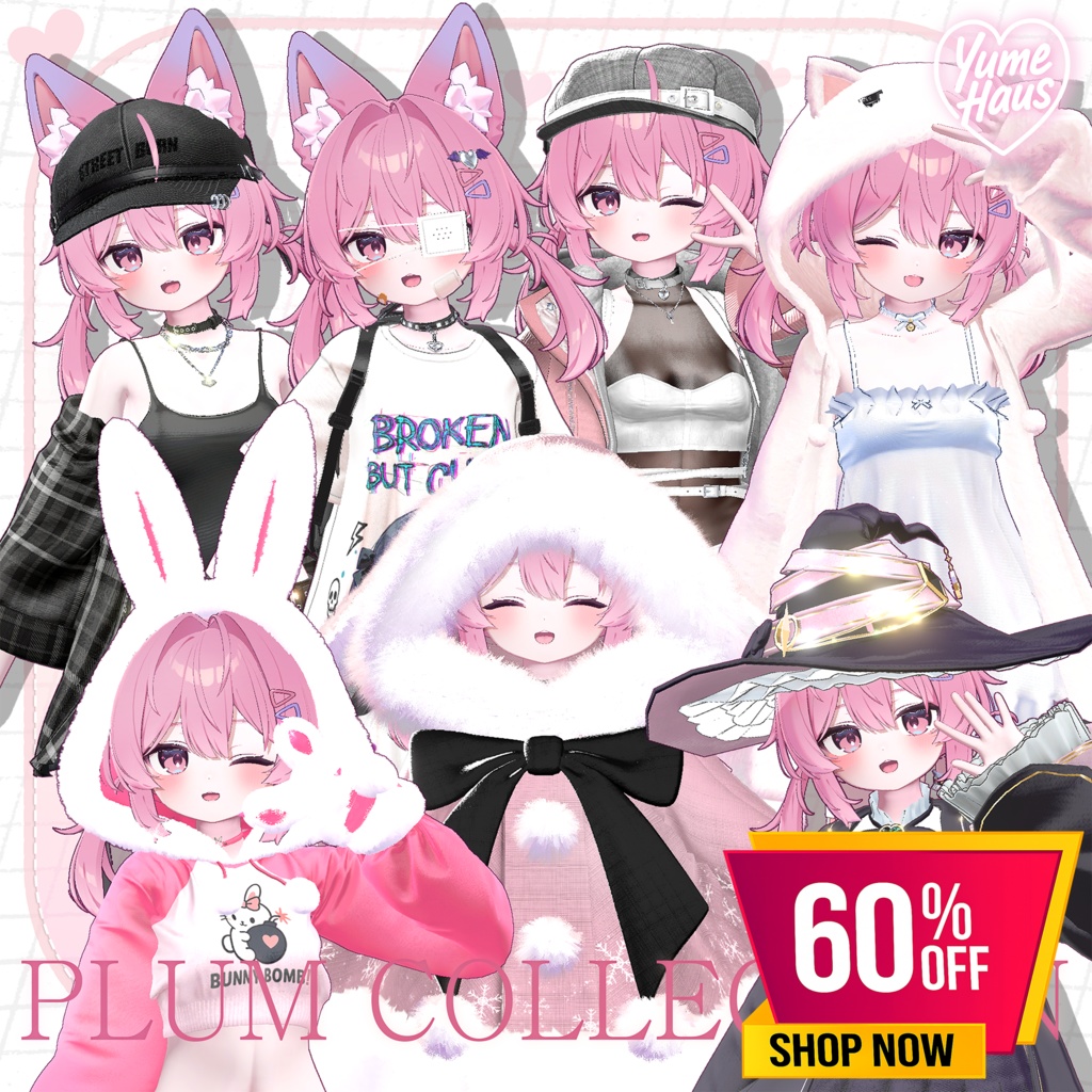 💘Plum / Chocolat / Chiffon / Lime 【7Collection】💘