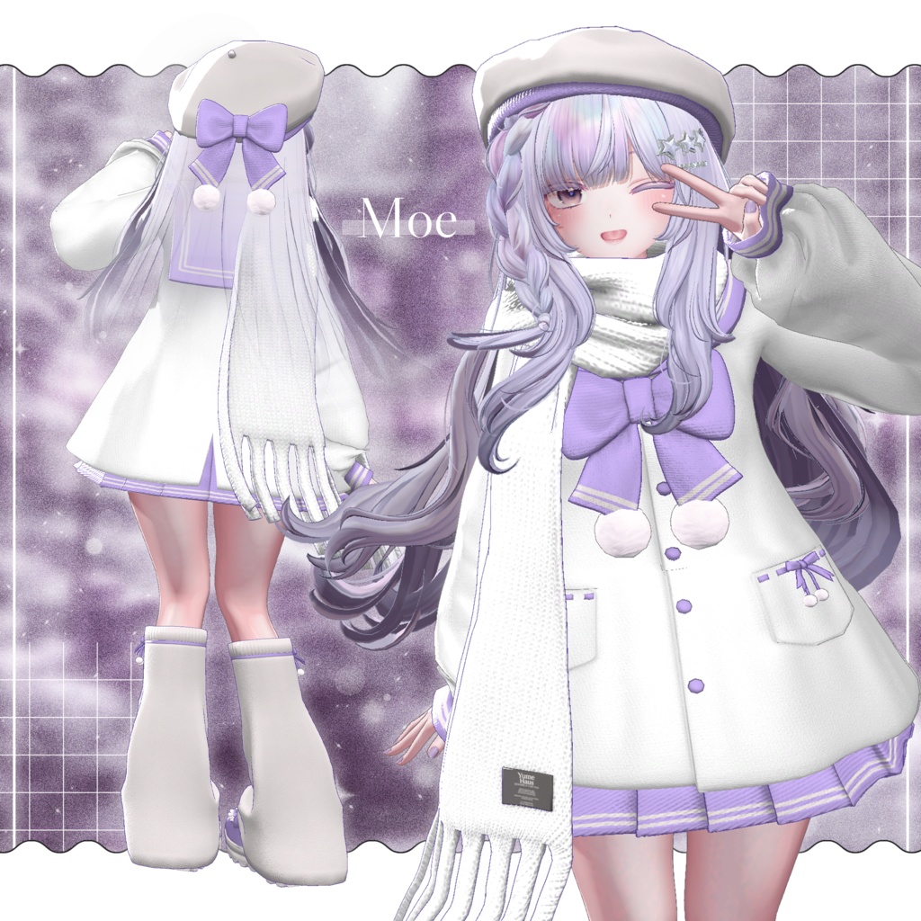 ✨EVENT SALE✨【21アバター対応】🧣Mochi_Sailor🤍