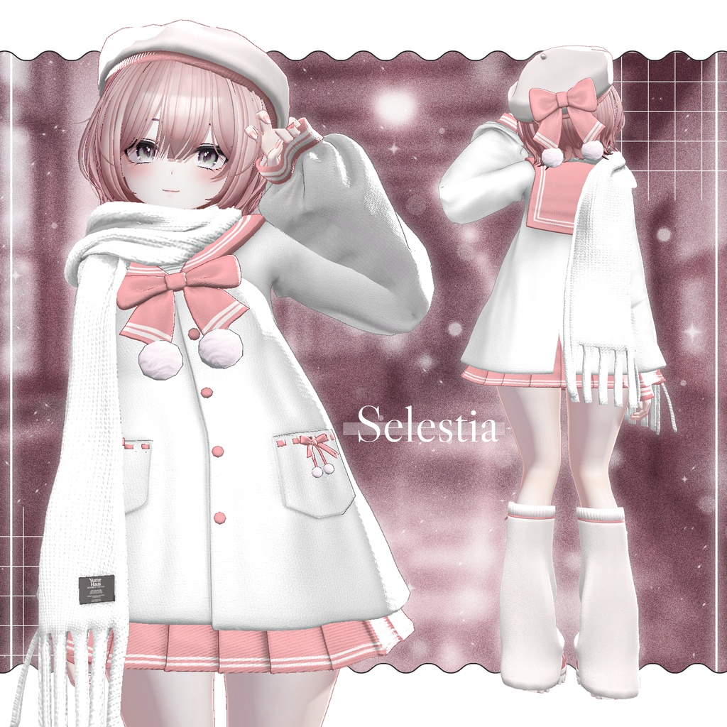 ✨EVENT SALE✨【21アバター対応】🧣Mochi_Sailor🤍