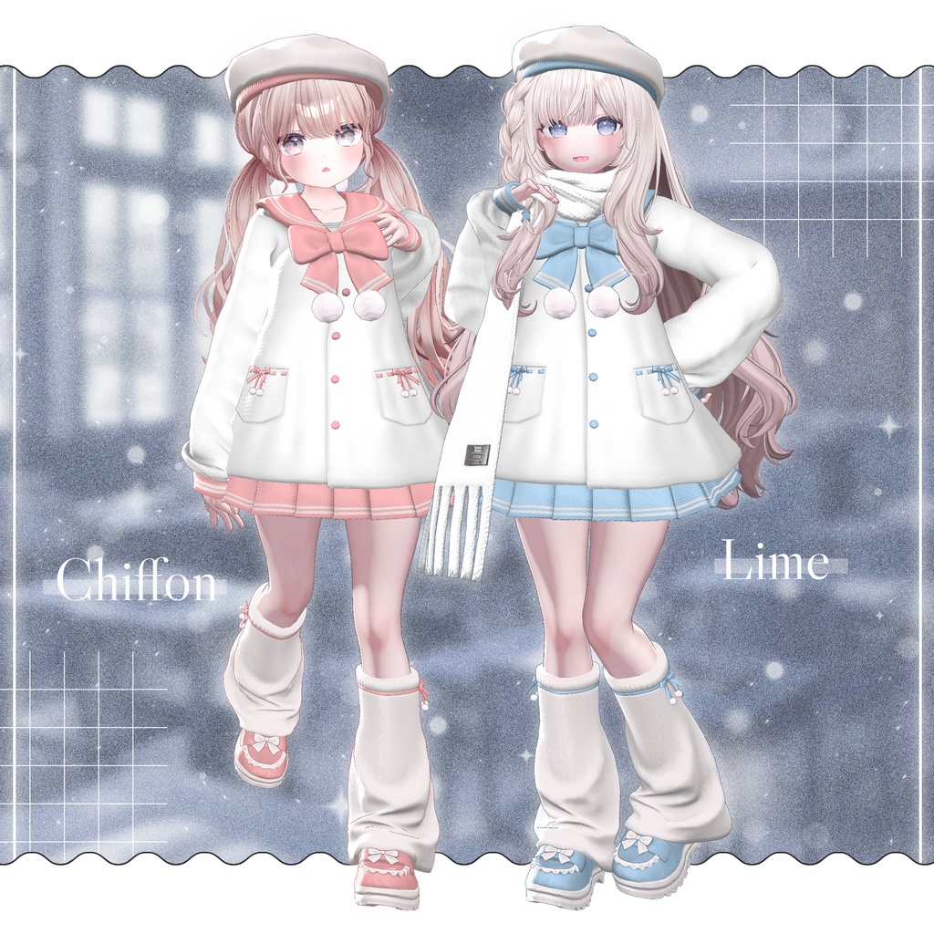 ✨EVENT SALE✨【21アバター対応】🧣Mochi_Sailor🤍