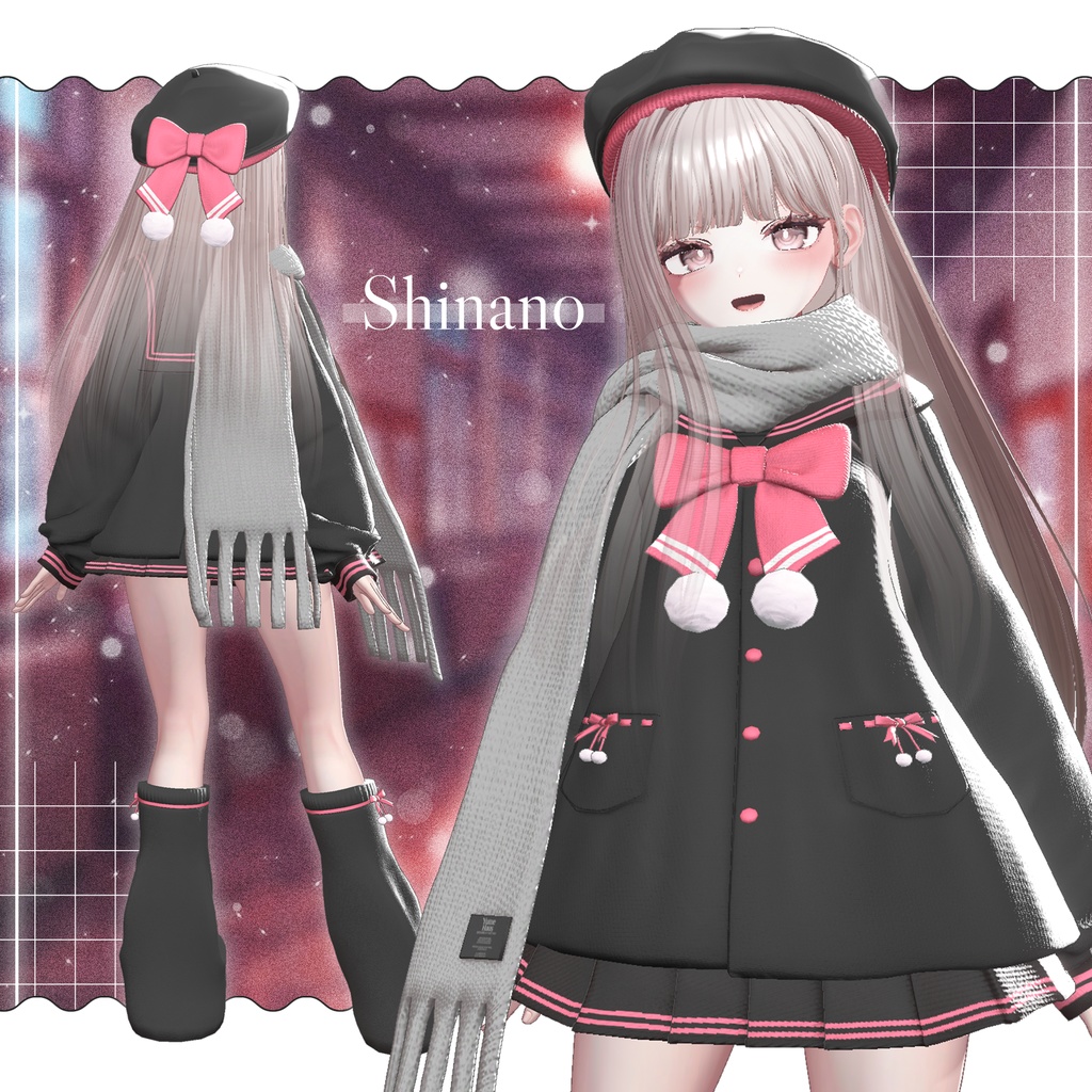 ✨EVENT SALE✨【21アバター対応】🧣Mochi_Sailor🤍