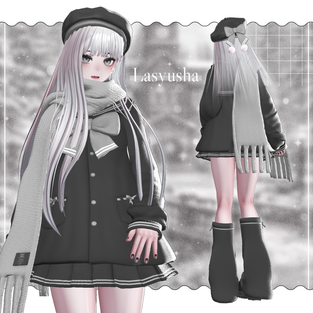 ✨EVENT SALE✨【21アバター対応】🧣Mochi_Sailor🤍