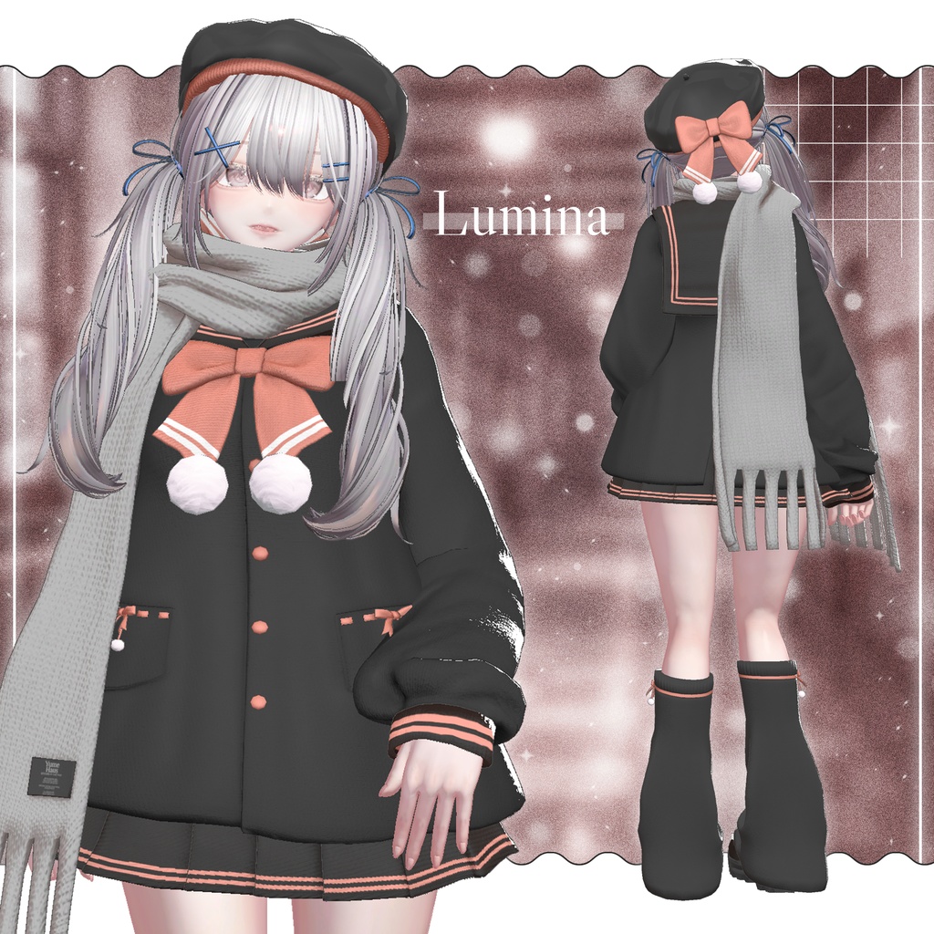 ✨EVENT SALE✨【21アバター対応】🧣Mochi_Sailor🤍