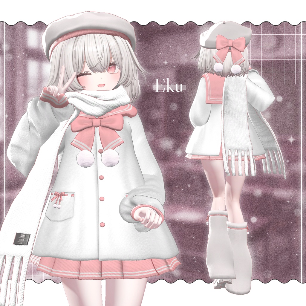 ✨EVENT SALE✨【21アバター対応】🧣Mochi_Sailor🤍