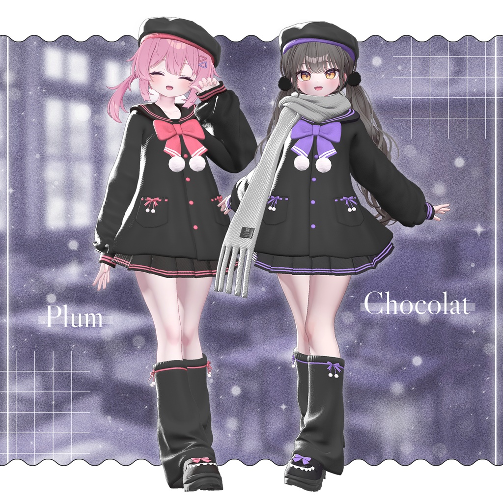 ✨EVENT SALE✨【21アバター対応】🧣Mochi_Sailor🤍