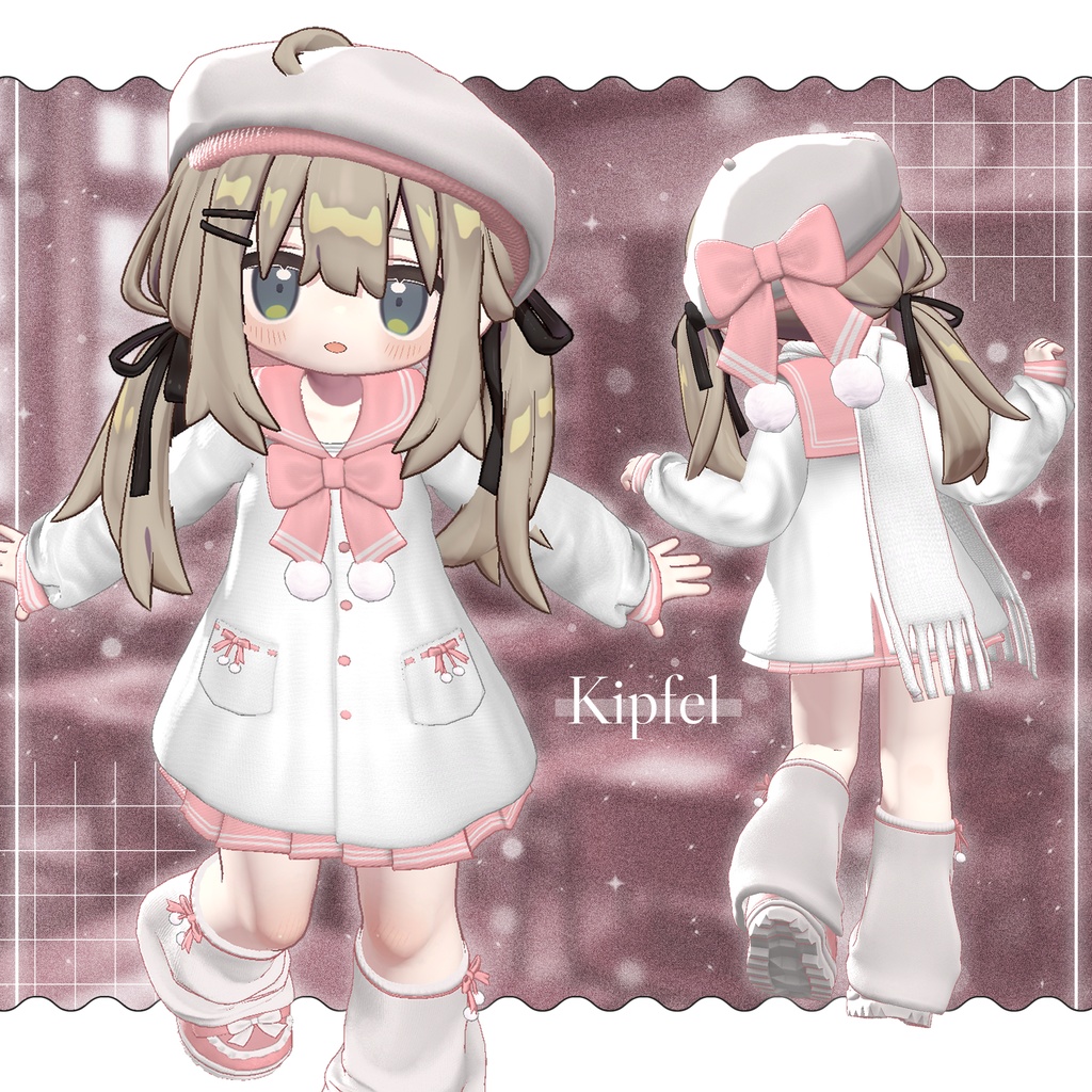 ✨EVENT SALE✨【21アバター対応】🧣Mochi_Sailor🤍