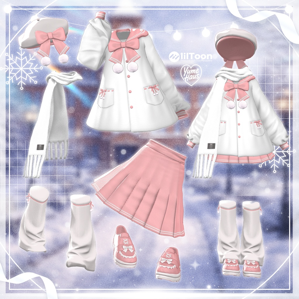 ✨EVENT SALE✨【21アバター対応】🧣Mochi_Sailor🤍