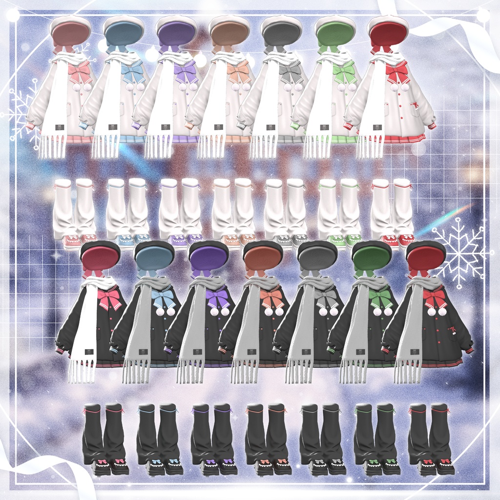 ✨EVENT SALE✨【21アバター対応】🧣Mochi_Sailor🤍