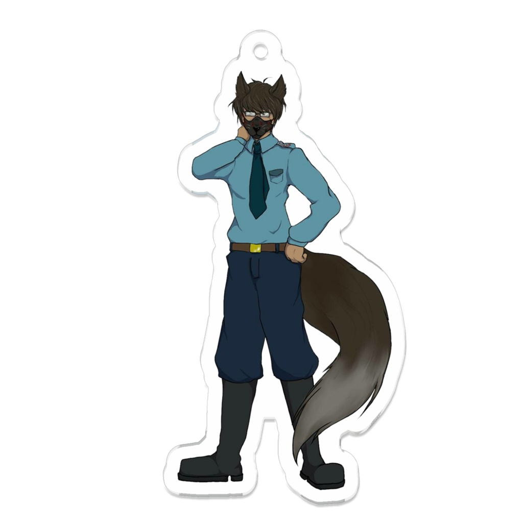 キツネアクリルキー