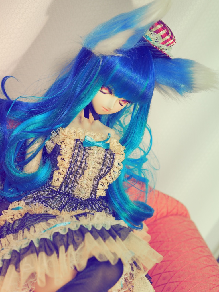 ドール用ケモ耳(9~10インチヘッド向け)