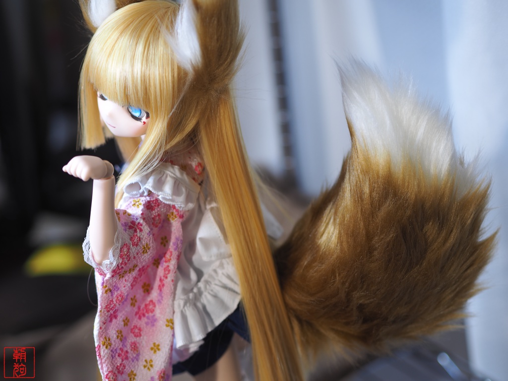 40~60cm級ドール用ごんぶと尻尾