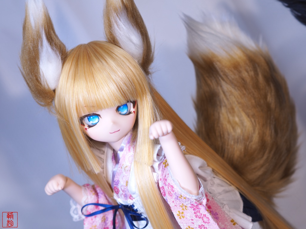 40~60cm級ドール用ごんぶと尻尾