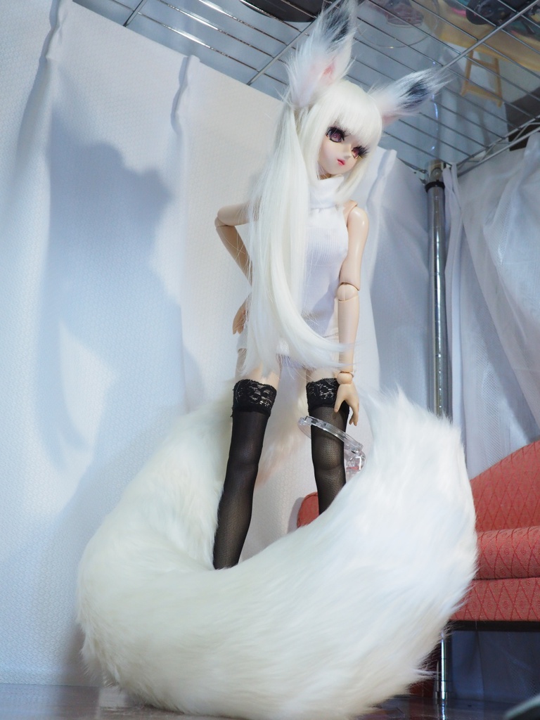 40~60cm級ドール用 ロング尻尾