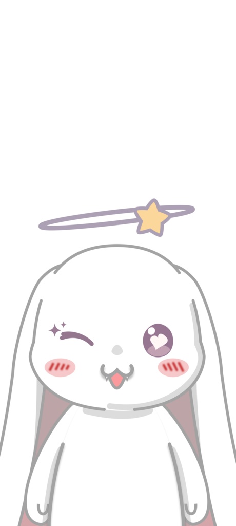 地球適応中…不器用な宇宙人「ウカピピ」のスマホ壁紙