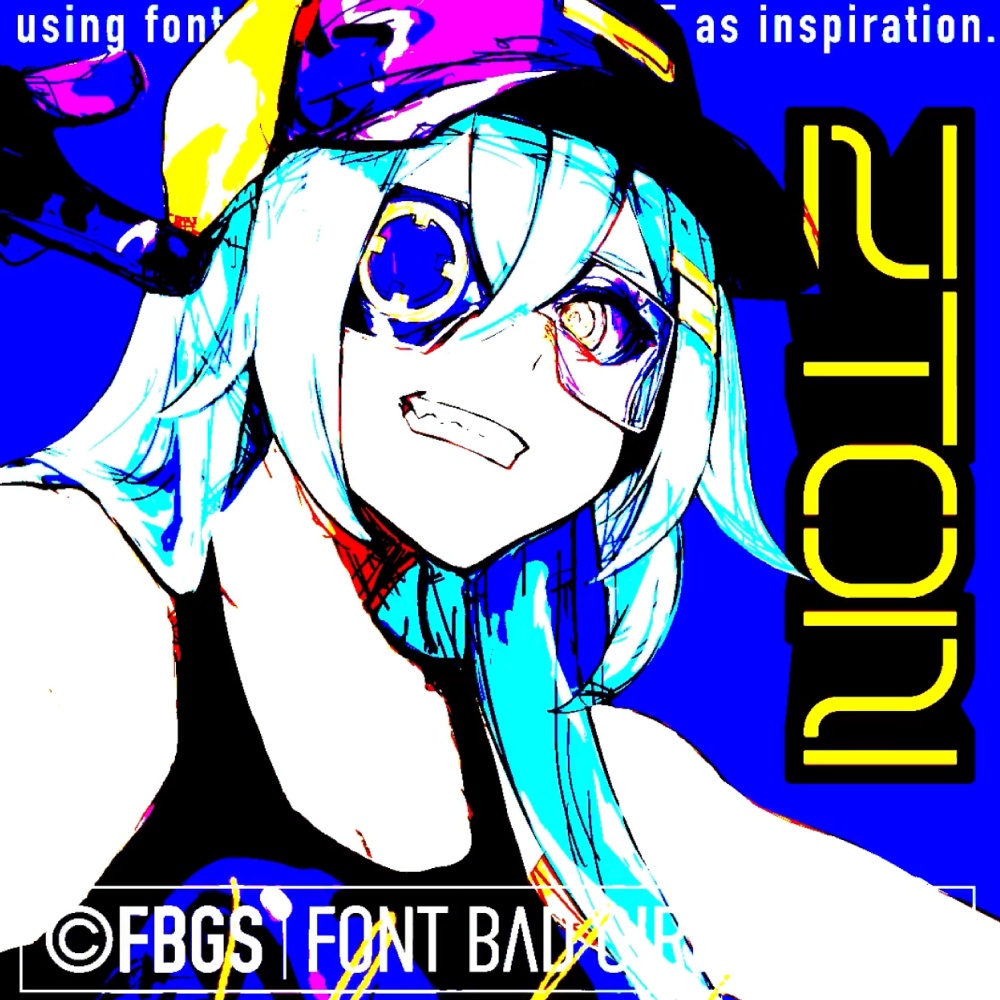 【無料素材】背景透過キャラ&フォント画像セット【2TON】