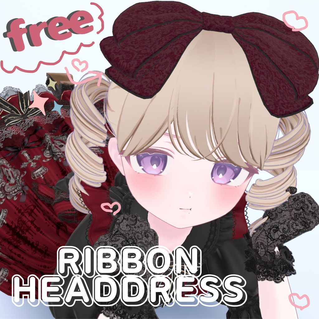 【free/無料】RIBBON HEADDRESS