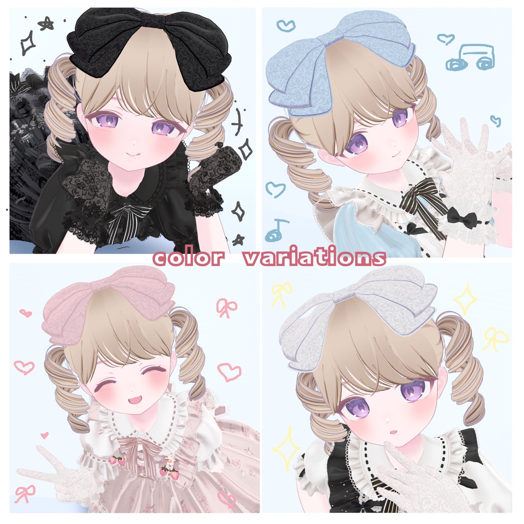 【free/無料】RIBBON HEADDRESS