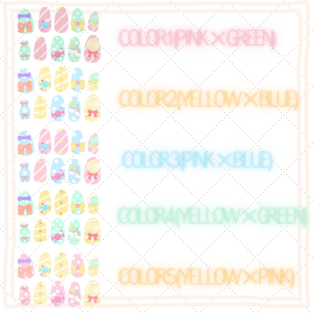 SALE🍭Candypunchnail🍬【MA対応】