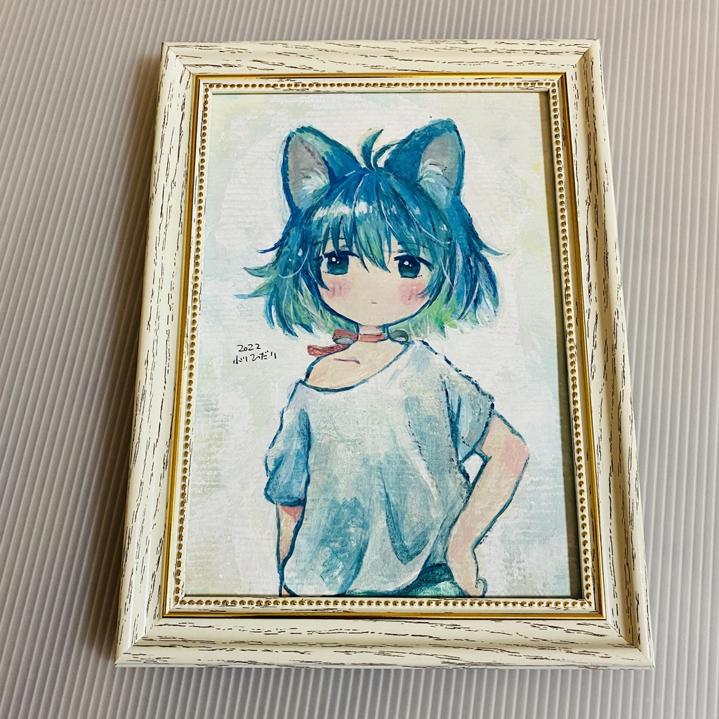 アクリル画/フレーム付き