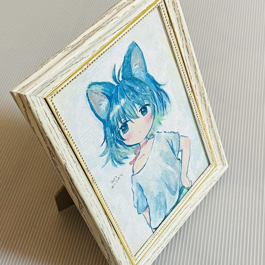 アクリル画/フレーム付き