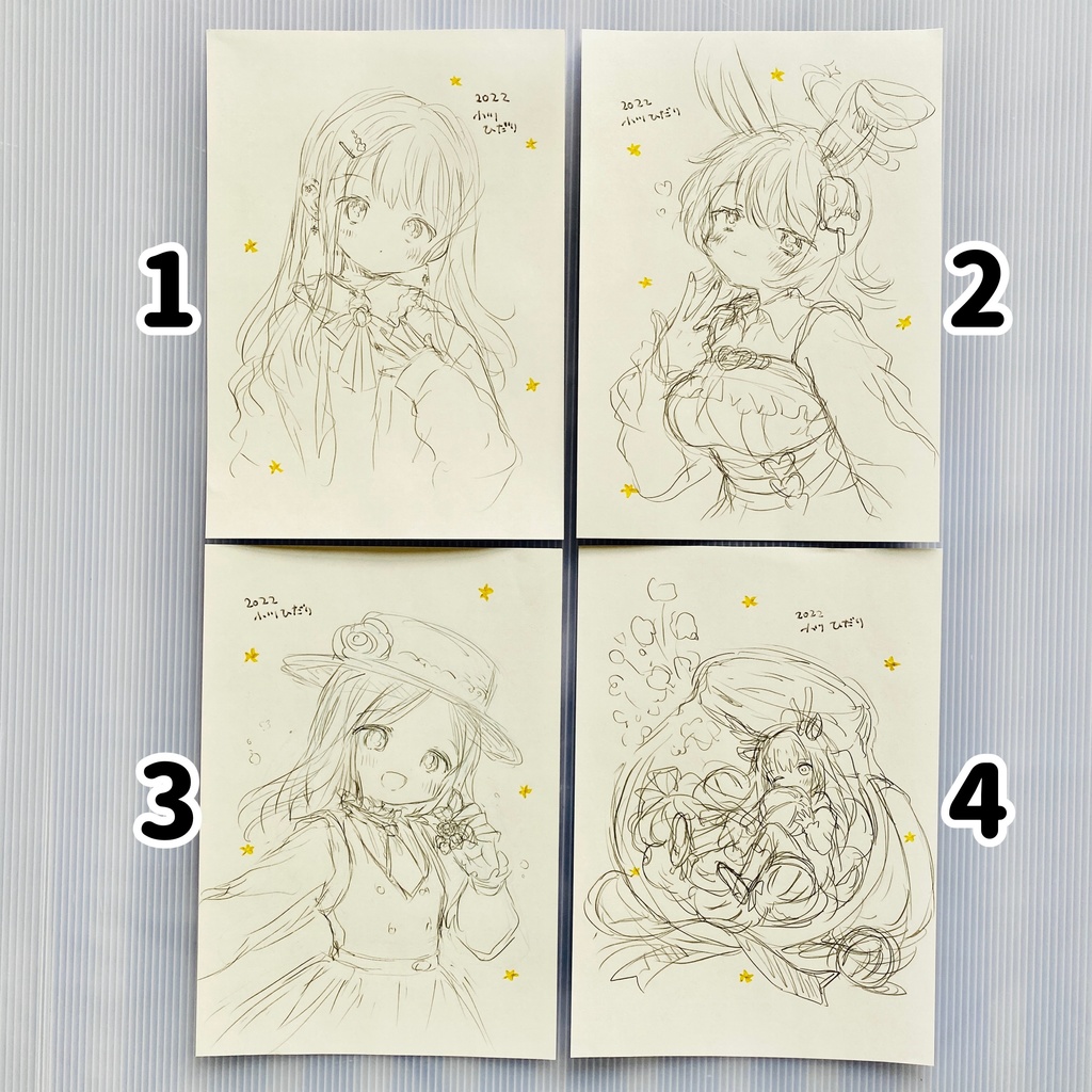 skebご依頼絵のラフ■残り1のみ■どなたでも購入可