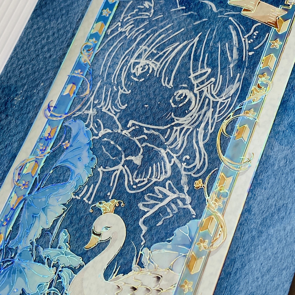 枠シール使った絵/残BDFG